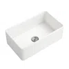 Hivvago Farmhouse Kitchen Sink Deep Single Apron Undermount Sink - White