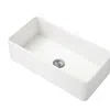 Hivvago Farmhouse Kitchen Sink Single Undermount Apron Sink - White