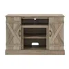 Hivvago Farmhouse Media Tv Stand With Storage For Tvs Up To 50 Inch Gray Wash In Neutral