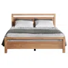 Hivvago Farmhouse Solid Wood Platform Bed Frame With Headboard Footboard In Brown