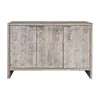 Hivvago Farmhouse Style 3-door Wooden Accent Cabinet/sideboard - Natural Wood