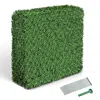 Hivvago Faux Greenery Room Divider Decorative Privacy Screen Fence Hedge Wall