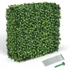 Hivvago Faux Greenery Room Divider Decorative Privacy Screen Fence Hedge Wall