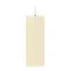 Hivvago Fia Wick Ivory Pillar Candle (set Of 4) In White