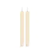 Hivvago Fia Wick Ivory Taper Candle (set Of 2) In Neutral