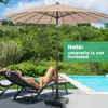 Hivvago Fillable Umbrella Base Stand With Lockable Universal Wheels