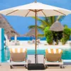Hivvago Fillable Umbrella Base With 2 Sandbags And Dust-proof Cover