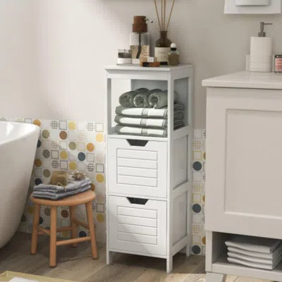 Hivvago Floor Cabinet Multifunction Storage Rack Stand Organizer