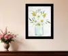 Hivvago Floral Bouquet Black Framed Print Wall Art In Black