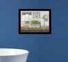 Hivvago Fluffy Towels Black Framed Print Wall Art In Neutral
