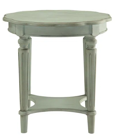 Hivvago Fordon End Table, Antiqued Green