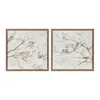Hivvago Framed Birds On Branches Canvas Art (set Of 2) In Multi
