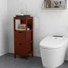 Hivvago Freestanding Storage Cabinet With 2 Removable Drawers For Bathroom-brown