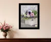 Hivvago Fresh Garden Basket Black Framed Print Wall Art In Black