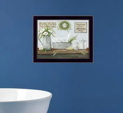 Hivvago Fresh Towels Black Framed Print Wall Art