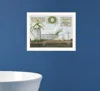 Hivvago Fresh Towels White Framed Print Wall Art In Multi
