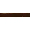 Hivvago Fringed Velvet Ribbon 2" X 10 Yds. In Brown