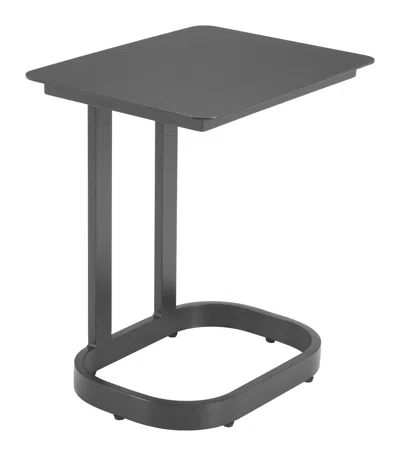 Hivvago Friss End Table Black In Gray