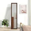 Hivvago Full Length Mirror With Stand And Solid Wood Frame-14.5 X 14 X 61 Inches
