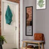 Hivvago Full Length Wall Mounted Mirror With Ps Frame And Explosion-proof Film-black