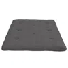 Hivvago Full Size 6-inch Thick Futon Mattress In Grey In Black