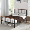 Hivvago Full/queen Bed Frame With Headboard And Footboard-queen Size