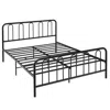 Hivvago Full/queen Size Metal Bed Frame With Headboard And Footboard-queen Size
