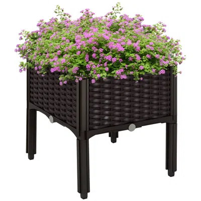 Hivvago Garden Bed With Legs Raised Planter For Vegetables And Herbs