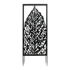 Hivvago Garden Screen (set Of 2) In Black