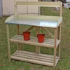 Hivvago Garden Wooden Plant Bench Work Station
