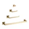 Hivvago Gold Complete Bathroom Hardware Set Enhance Your Bathroom Decor In Gold