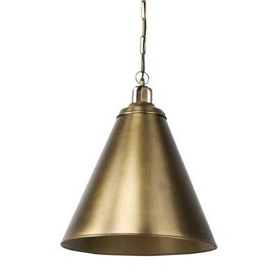 Hivvago Gold Single Metal Dimmable Ceiling Light With Gold Shades