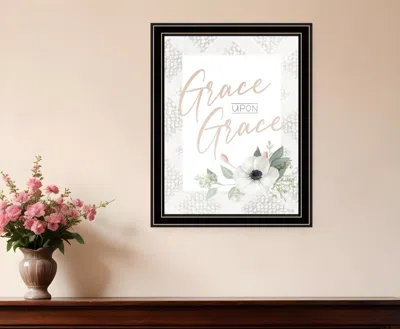 Hivvago Grace Upon Grace Black Framed Print Wall Art