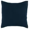 Hivvago Hara 26 Inch Hand Quilted Euro Pillow Sham With Polyester Fill, Dark Blue In Green