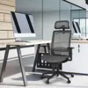 Hivvago Height Adjustable Ergonomic High Back Mesh Office Chair With Hange-gray