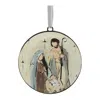 Hivvago Holy Family Disc Ornament (set Of 12) In Gray