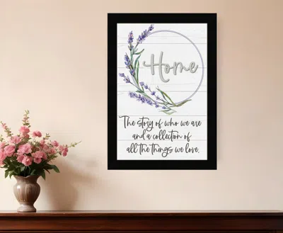 Hivvago Home A Circle Of Love Black Framed Print Wall Art