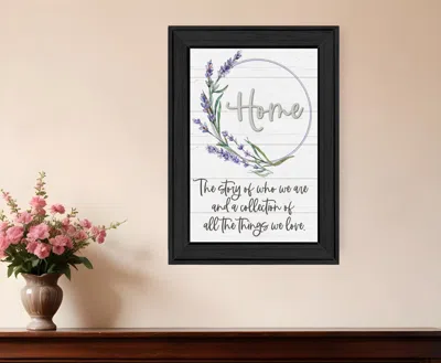 Hivvago Home A Circle Of Love Black Framed Print Wall Art