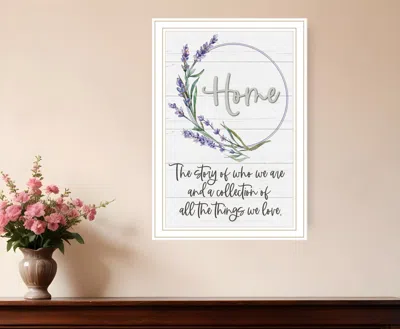Hivvago Home A Circle Of Love White Framed Print Wall Art