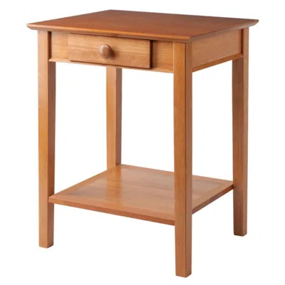 Hivvago Home Office Printer Stand Honey In Yellow