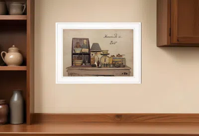 Hivvago Homemade Is Best White Framed Print Kitchen Wall Art