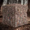 Hivvago Hunting Blind 360 Degree One-way See-through Ground Blind For 2-3 Person