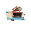 Hivvago Ice Cream Trailer Metal Model In Multi
