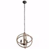 Hivvago Impressive Cade 3 Light Roped Chandelier