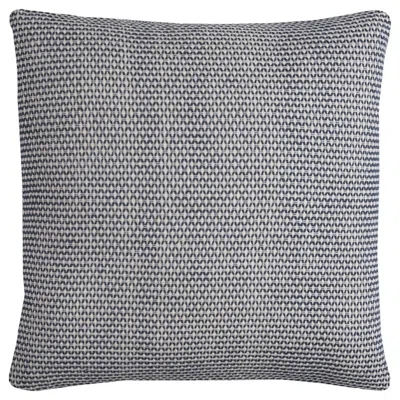 Hivvago Indigo Ivory Scaled Diamond Pattern Throw Pillow In Gray