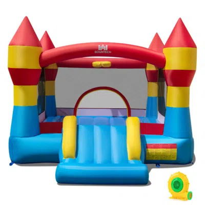 Hivvago Indoor Outdoor Blow-up Bouncy Castle With 550w Blower For Yard In Multi