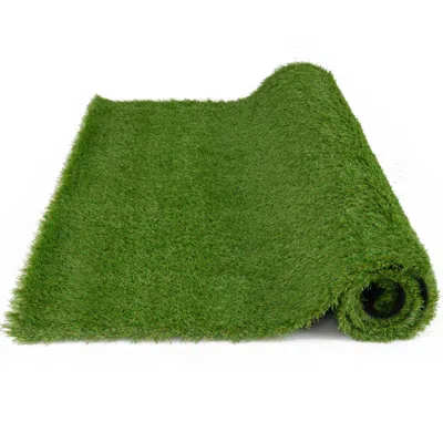 Hivvago Indoor Outdoor Synthetic Turf Mat With Drainage Holes