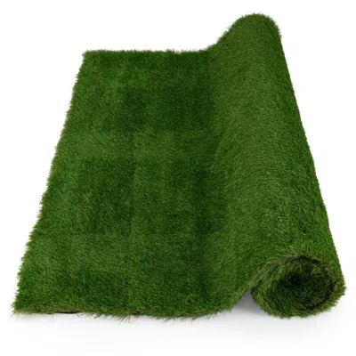 Hivvago Indoor Outdoor Synthetic Turf Mat With Drainage Holes