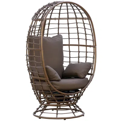 Hivvago Indoor/outdoor Hanging Egg Chair With Pillows