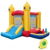 Hivvago Inflatable Bounce House With 480w Blower And Ocean Balls For Yard